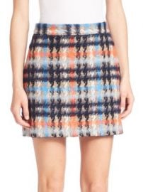 MILLY - Plaid Mini Skirt at Saks Fifth Avenue