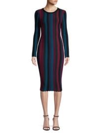 MILLY - STRIPE BODYCON DRESS at Saks Fifth Avenue