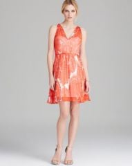 MILLY Dress - Anna Watercolor Paisley Print Silk at Bloomingdales