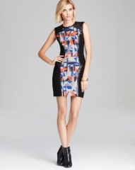 MILLY Dress - Couture Geometic Jacquard Sheath at Bloomingdales