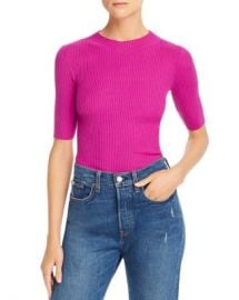 MILLY Fiona Wool Ribbed-Knit Top Women - Bloomingdale s at Bloomingdales