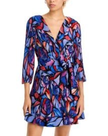 MILLY Liv Dream Rose Print Dress Bloomingdales at Bloomingdales