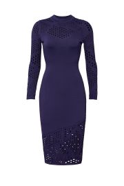 MILLY NAVY LASERCUT SHEATH at Rent The Runway