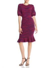 MILLY Space-Dye Puff-Sleeve Dress Women - Bloomingdale s at Bloomingdales