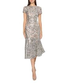 MILLY Tahlia Rose Sequins Dress Bloomingdales at Bloomingdales