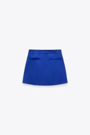 MINI SKIRT WITH POCKETS - Ink blue   United States at Zara