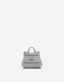 MINIBAG-CROSS BODY in Silver for Women DolceampGabbana at Dolce and Gabbana