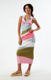 MINKPINK Danica Collared Midi Dress PacSun at PacSun