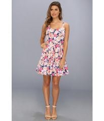 MINKPINK Floral Frenzy Box Pleat Dress Multi at 6pm