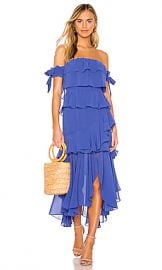 MISA Los Angeles Isidora Dress in Royal Blue from Revolve com at Revolve