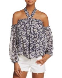 MISA Los Angeles Lively Cold-Shoulder Top at Bloomingdales