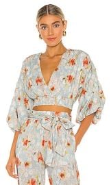 MISA Los Angeles Zaayra Top in Daydream Floral at Revolve