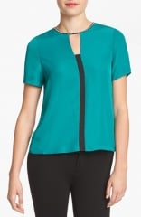 MM Couture Embellished Colorblock Top at Nordstrom