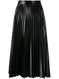 MM6 Maison Margiela Pleated Midi Skirt - Farfetch at Farfetch