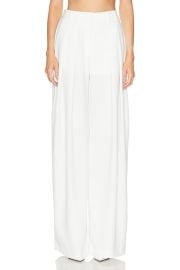 MONOT Pleated Pant in White FWRD at FWRD