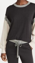 MONROW Colorblock Relaxed Sweater at Shopbop