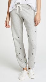 MONROW Stardust Flocking Sweatpants at Shopbop