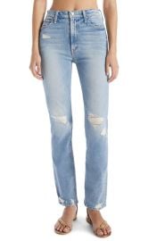 MOTHER Rider Skimp High Waist Straight Leg Jeans at Nordstrom