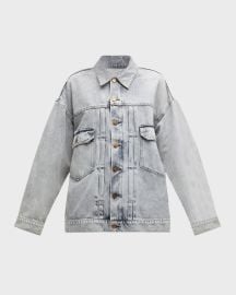 MOTHER SNACKSThe Big Bite Denim Jacket at Neiman Marcus