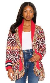 MOTHER The Belted Short Cardigan in Bass Culture at Revolve