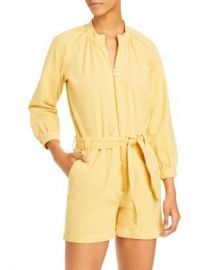 MOTHER The Gatherer Belted Romper   Bloomingdales at Bloomingdales