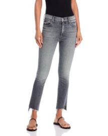 MOTHER The Insider Crop Step Fray Jeans in Moshpit Memories Bloomingdales at Bloomingdales