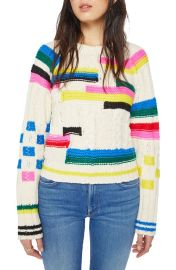 MOTHER The Itsy Raglan Cotton Blend Sweater at Nordstrom