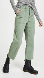 MOTHER The Patch Pocket Private Ankle Fray Pants at Shopbop