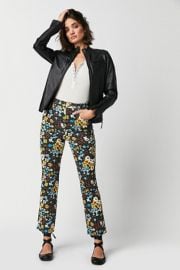 MOTHER The Printed High-Waisted Jeans at Free People