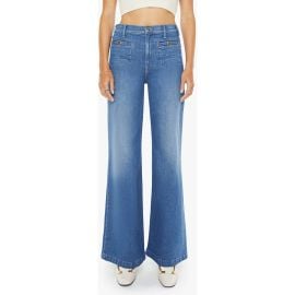 MOTHER The Stashed Hustler Roller Patch Flare Leg Jeans at Nordstrom