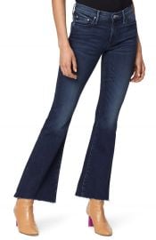 MOTHER The Weekend High Waist Fray Hem Flare Jeans  Tongue  amp  Chic    Nordstrom at Nordstrom