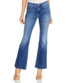 MOTHER The Weekender Frayed Hem Flare-Leg Jeans in Groovin Women - Bloomingdale s at Bloomingdales