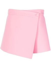 MSGM Asymmetric wrap skort at Farfetch