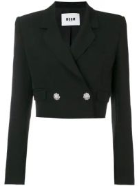 MSGM Cropped Blazer - Farfetch at Farfetch