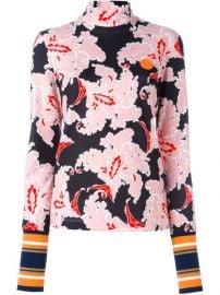 MSGM Floral Print Jumper at Farfetch