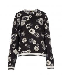 MSGM Floral Sweatshirt at Yoox