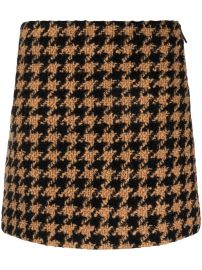 MSGM Houndstooth pattern mini skirt at Farfetch