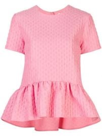 MSGM peplum-hem Cloqu   Top - Farfetch at Farfetch