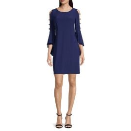 MSK Embellished Bell Sleeve Shift Dress at JC Penney