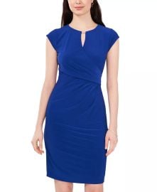 MSK Womens Wrap-Front Dress  Reviews - Dresses - Women - Macys at Macys