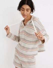 MWL Popover Hoodie Sweatshirt in Sorrento Stripe at Madewell