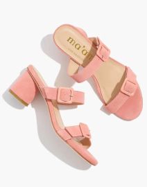 Ma am Shoes Suede Marsha Sandals in Terra Cotta at Madewell