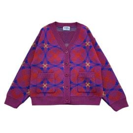Mabli Baby Sêr V-neck Cardigan Violet Dream Purple at Advice from a Caterpillar