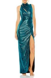 Mac Duggal High Neck Sleeveless Gown at Nordstrom