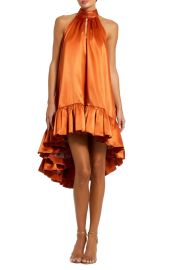 Mac Duggal Satin High Low Dress at Nordstrom