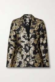 Macey metallic jacquard blazer at Net a Porter