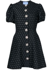 Macgraw Sorbet polka-dot Embroidered Dress - at Farfetch