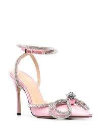 Mach Mach Pink Double Bow 110 Heels at Farfetch