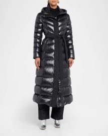 Mackage Calina Zip Front A Line Down Coat at Neiman Marcus
