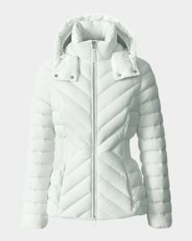 Mackage Idalee Light Down Jacket With Detachable Hood at Neiman Marcus